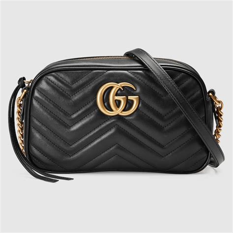 gucci marmont piccola nera|gg marmont handbags.